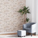 vidaXL Tapet 3D, aspect piatră gri și bej, 10x0,53 m, nețesut