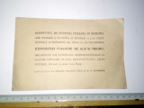 Cumpara ieftin INVITATIE EXPOZITIE - 13 DEC 1937 - ISTITUTUL DE CULTURA ITALIANA IN ROMANIA