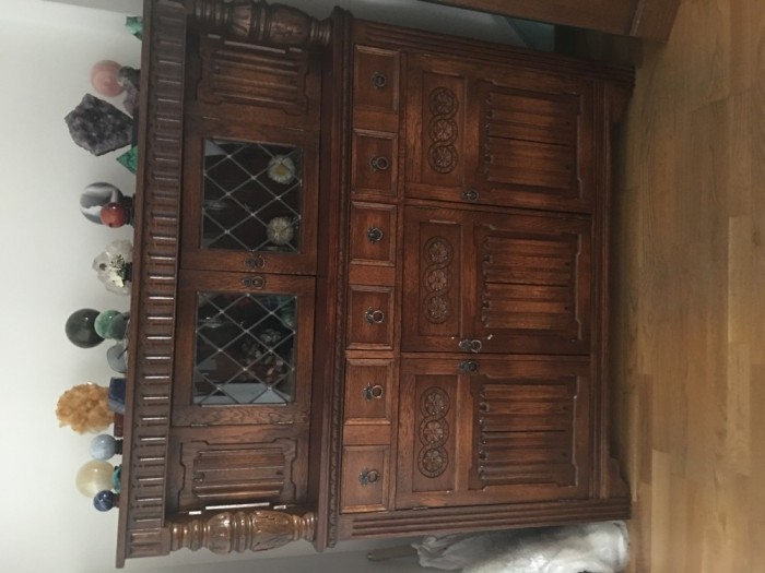 Mobila Sufragerie Stejar Masiv Unicat 6 Piese Ca Noua Okazii Ro