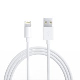 Cablu date lightning 1 m bulk, alb, Flippy