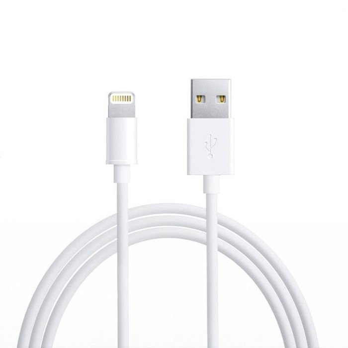 Cablu date lightning 1 m bulk, alb