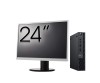 Pachet Calculator Second Hand DELL OptiPlex 3070 Mini, Intel Core i3-9100T 3.10 - 3.70GHz, 8GB DDR4, 256GB SSD + Monitor 24 Inch NewTechnology Media