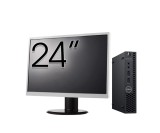 Pachet Calculator Second Hand DELL OptiPlex 3070 Mini, Intel Core i3-9100T 3.10 - 3.70GHz, 8GB DDR4, 256GB SSD + Monitor 24 Inch NewTechnology Media