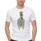 Tricou barbati alb - Zebra Fashion - L