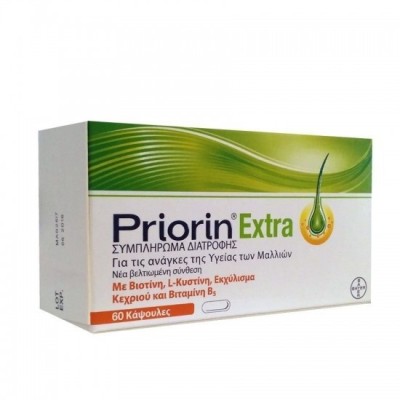 BAYER Priorin Supliment EXTRA pentru păr 60 Caps foto
