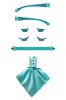 Kit accesorii pentru ochelari de soare MOKKI Click&amp;Change, bleu