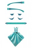 Kit accesorii pentru ochelari de soare MOKKI Click&amp;Change, bleu