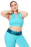 BRA222P-48 Bustiera sport cu insertie de plasa - plus size