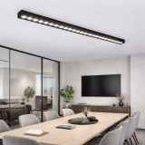 Proiector LED liniar aplicat cu grila 30W, 4000K, 80 cm, 30 surse