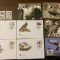 pasari - soim - serie 4 timbre MNH, 4 FDC, 4 maxime, fauna wwf