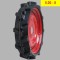 Roata completa echivalent 5.00 x 8 (CAUCIUC PLIN)