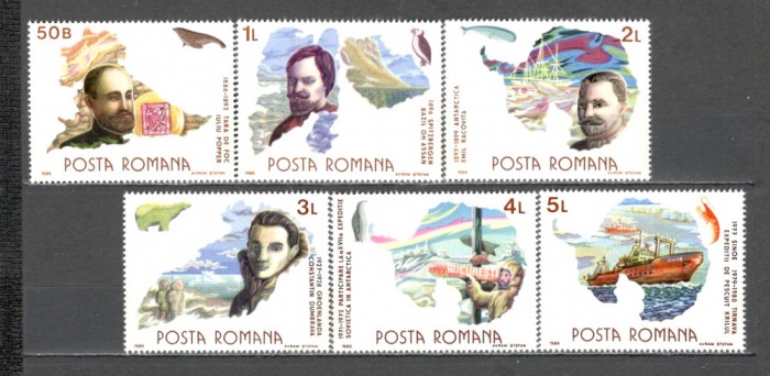 Romania.1986 Exploratori polari ZR.784