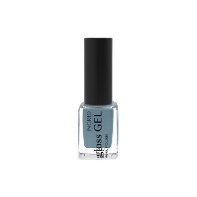 Lac de unghii Gloss Gel Ingrid Cosmetics, 585 bleu, 7 ml foto