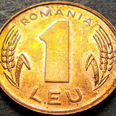 Moneda 1 LEU - ROMANIA , anul 1993 *cod 1383 A = A.UNC