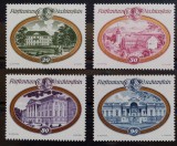 BC276, Liechtenstein 1977, serie arhitectura, castele, Nestampilat