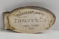 Tiffany &amp;amp,amp, Co, New York, Clema din argint pentru bancnote, Argint 925