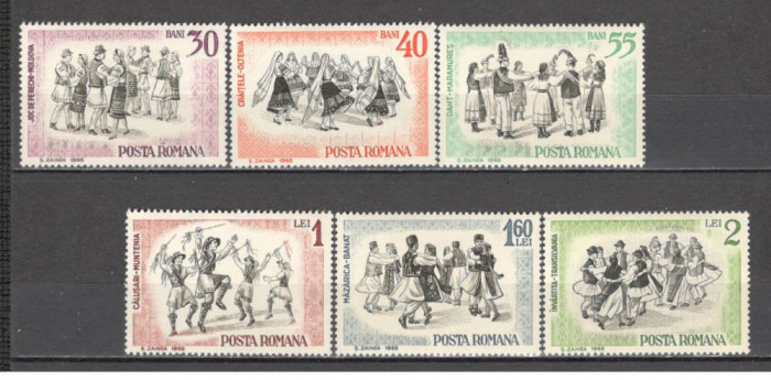 Romania.1966 Dansuri populare CR.118