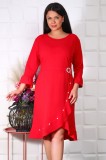 Cumpara ieftin Rochie de Seara Fantazi RosuMarimea, Yves