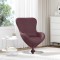 Scaun tip ou, violet, textil