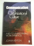 COMMUNUCATION &amp; ORGANIZATIONAL CULTURE - JOANN KEYTON