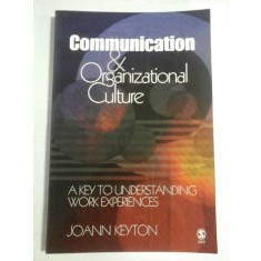 COMMUNUCATION &amp; ORGANIZATIONAL CULTURE - JOANN KEYTON