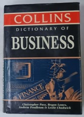 COLLINS DICTIONARY OF BUSINESS by CHRISTOPHER PASS ...LESLIE CHADWICK , 1991 foto