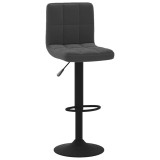 Cumpara ieftin Scaun de bar, negru, catifea
