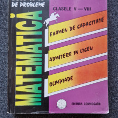 CULEGERE DE PROBLEME MATEMATICA CLASELE V-VIII - Carbunaru