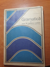 gramatica si notiuni de fonetica si vocabular petru clasa a 6- a- din anul 1973 foto