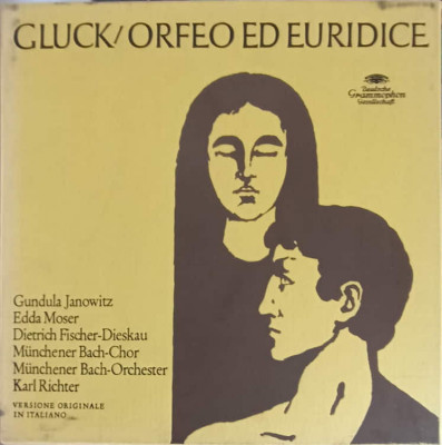 Disc vinil, LP. Orfeo Ed Euridice (Versione Originale In Italiano) SETBOX 2 DISCURI VINIL-GLUCK foto