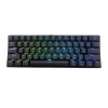 Tastatura mecanica OptimX K680 compacta, 61 taste, RGB, USB-C, neagra