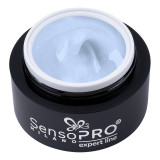 Cumpara ieftin Gel Constructie Unghii Expert Line SensoPRO Milano - Shimmer Baby Blue 15ml