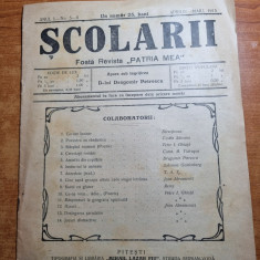 revista pentru copii - SCOLARII - aprilie-mai 1915 - prima aparitie a revistei