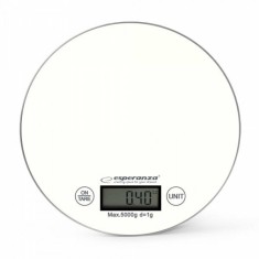 Cantar de bucatarie Esperanza Mango EKS003W max. 5kg Alb