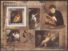 Sao Tome și Principe 2007 - Tablouri de Antoine Wiertz, Colita, MNH