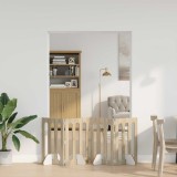 vidaXL Țarc pliabil pentru animale de companie 4 pcs Stejar Sonoma 8005958