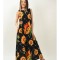 ROCHIE LUNGA FARA MANECI CU BUZUNARE BLOOM FLOAREA SOARELUI TALIE UNICA Multicolora