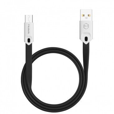 CABLU DE DATE MCDODO, GORGEOUS SERIES, USB LA MICROUSB, 1M 2,4A CA-0833, NEGRU BLISTER foto
