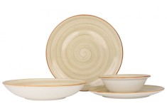 Bonna Set de vesela - Aura Terrain - 24 bucăți - 6 persoane - Porţelan