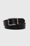 Levi&#039;s curea de piele cu doua fete culoarea negru, D6605-0000