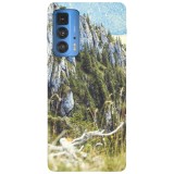 Husa compatibila cu Motorola Edge 20 Lite model Mountain scenery, Silicon, TPU, Viceversa, Transparent, Carcasa