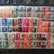 Timbre Mihai, 50 blocuri de 4, nestamp., diferite, pretul/folie, uzuale