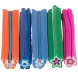 Cumpara ieftin Bețe decorative fimo - fluturaș, floare și stea, 5buc, INGINAILS