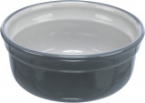 Cumpara ieftin Castron Ceramic, Pentru Caini, 1.6 l 20 cm, Gri Gri Deschis, 24412