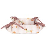 Cumpara ieftin Cos paine bumbac multicolor Catelusi 35x35x8 cm