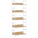 Cumpara ieftin Etajera carti 5 rafturi, stejar, 60x27,6x158,5cm lemn prelucrat