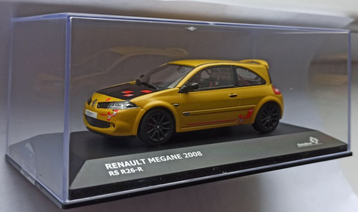 Macheta Renault Megane MK2 Facelift RS R26-R 2008 galben - Norev 1/43