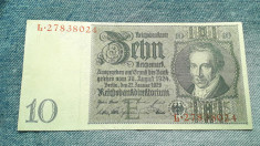 10 ReichsMark 1929 Germania stare foarte buna! / marci / mark 27838024 foto