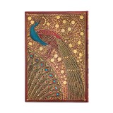 Jurnal - Sangorski &amp; Sutcliffe - Hafiz&rsquo;s Peacocks - Midi, Lined, Elastic Band | Paperblanks
