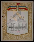 DIPLOMA &quot; CINTAREA ROMANIEI&quot; LAUREAT, SCRIITORULUIRADU TIC, 1989